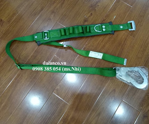 Dây Đai lưng an toàn 1 móc lớn D08 hỗ trợ làm việc trên cao D.08 - Hình thật