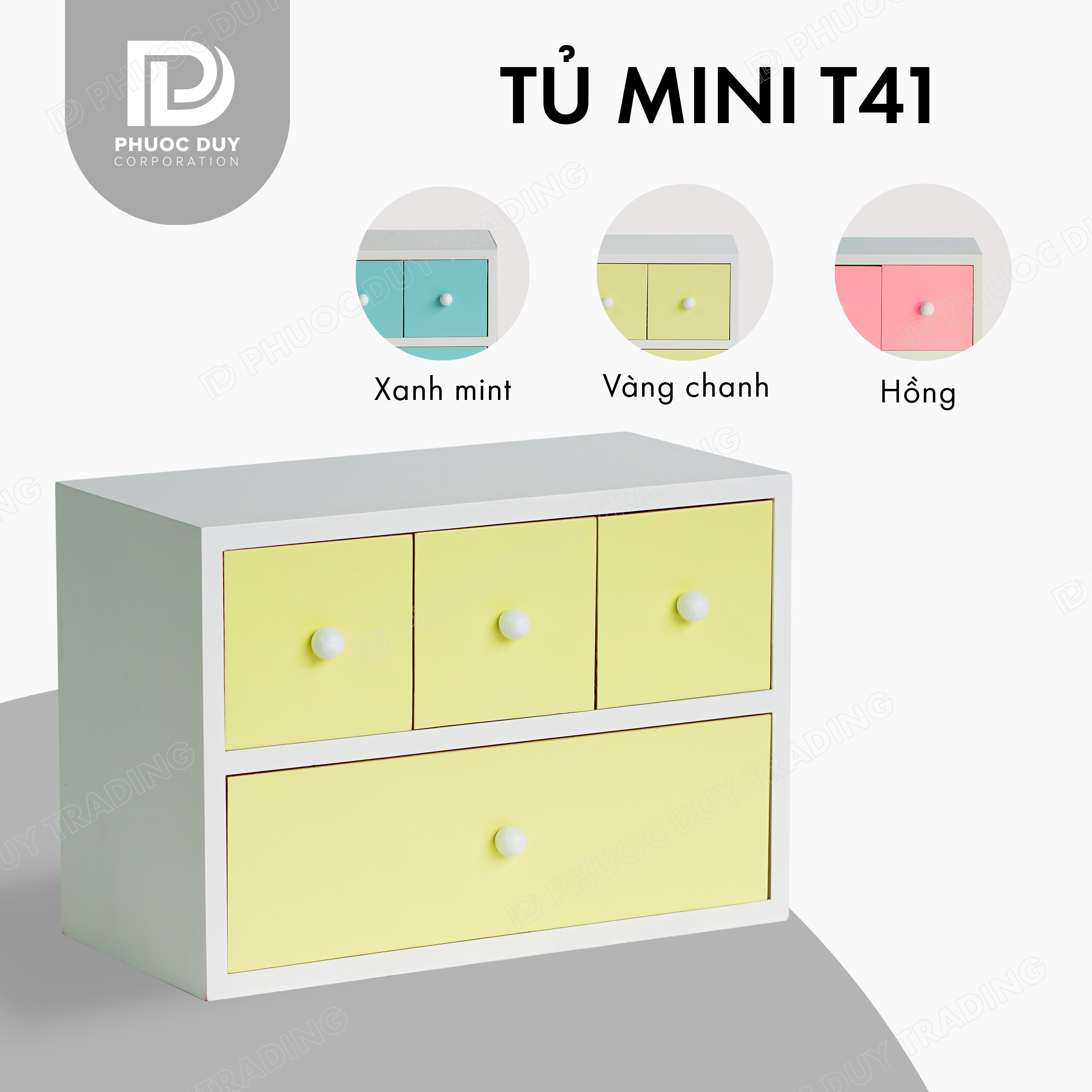 Tủ mini để bàn đa năng - Tủ nữ trang mỹ phẩm T41