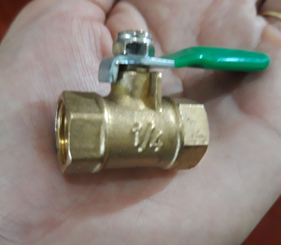 Van khóa đồng 13mm (1/4'')