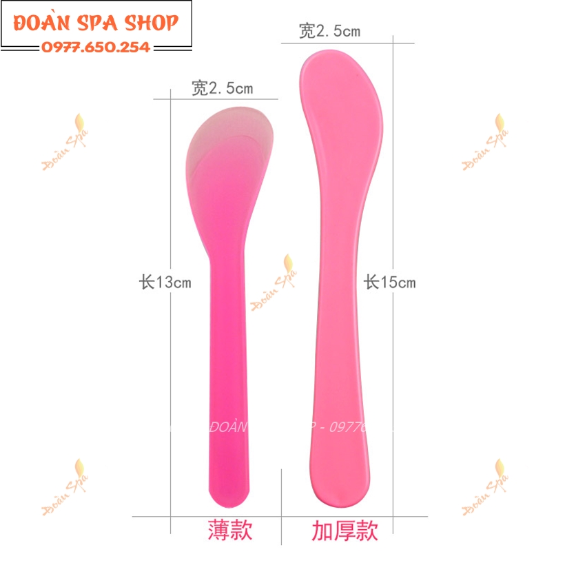 Thìa nhựa đắp mặt nạ dùng trong spa