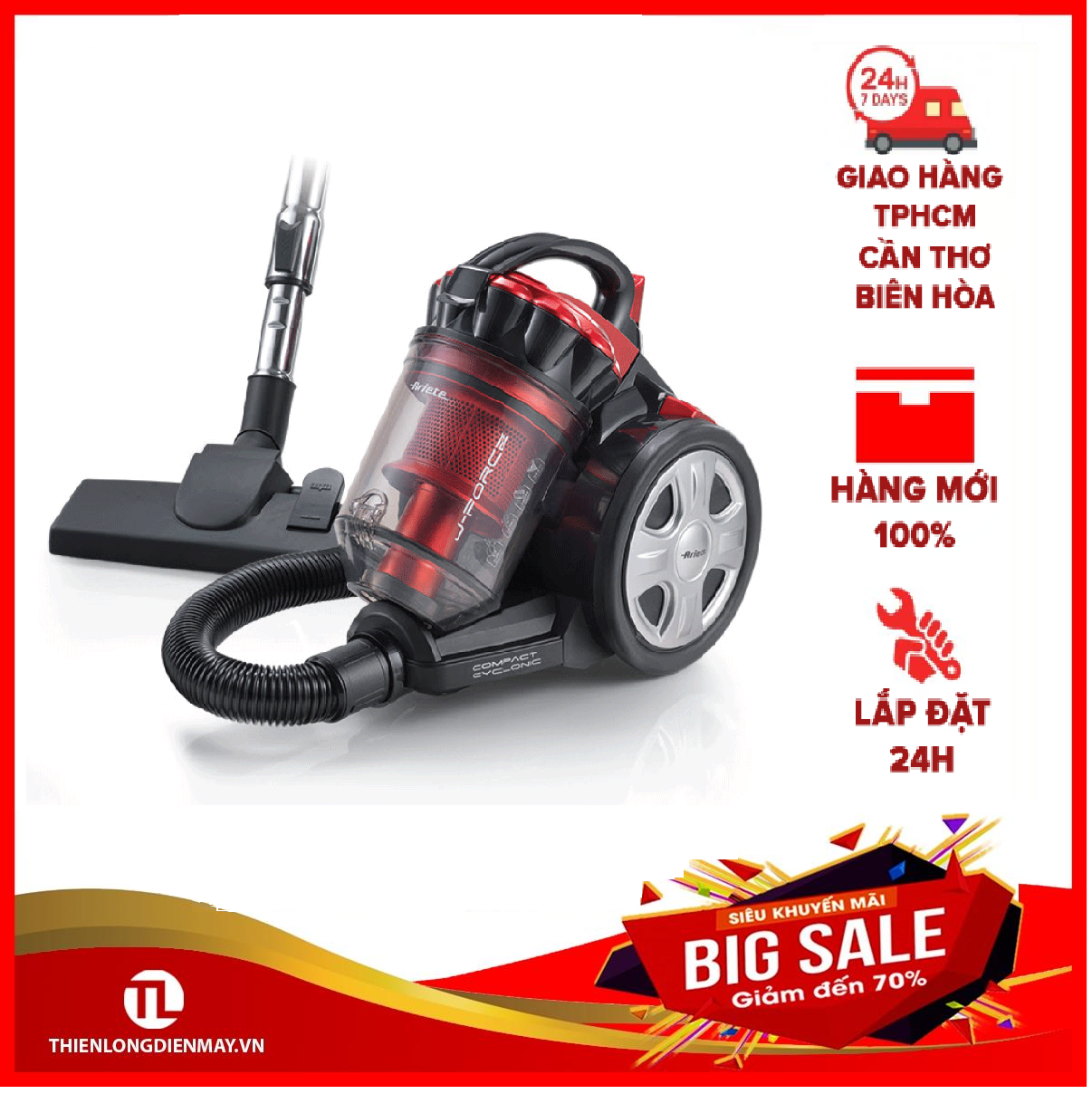 Máy hút bụi Ariete MOD.2753 - GIAO TOÀN QUỐC