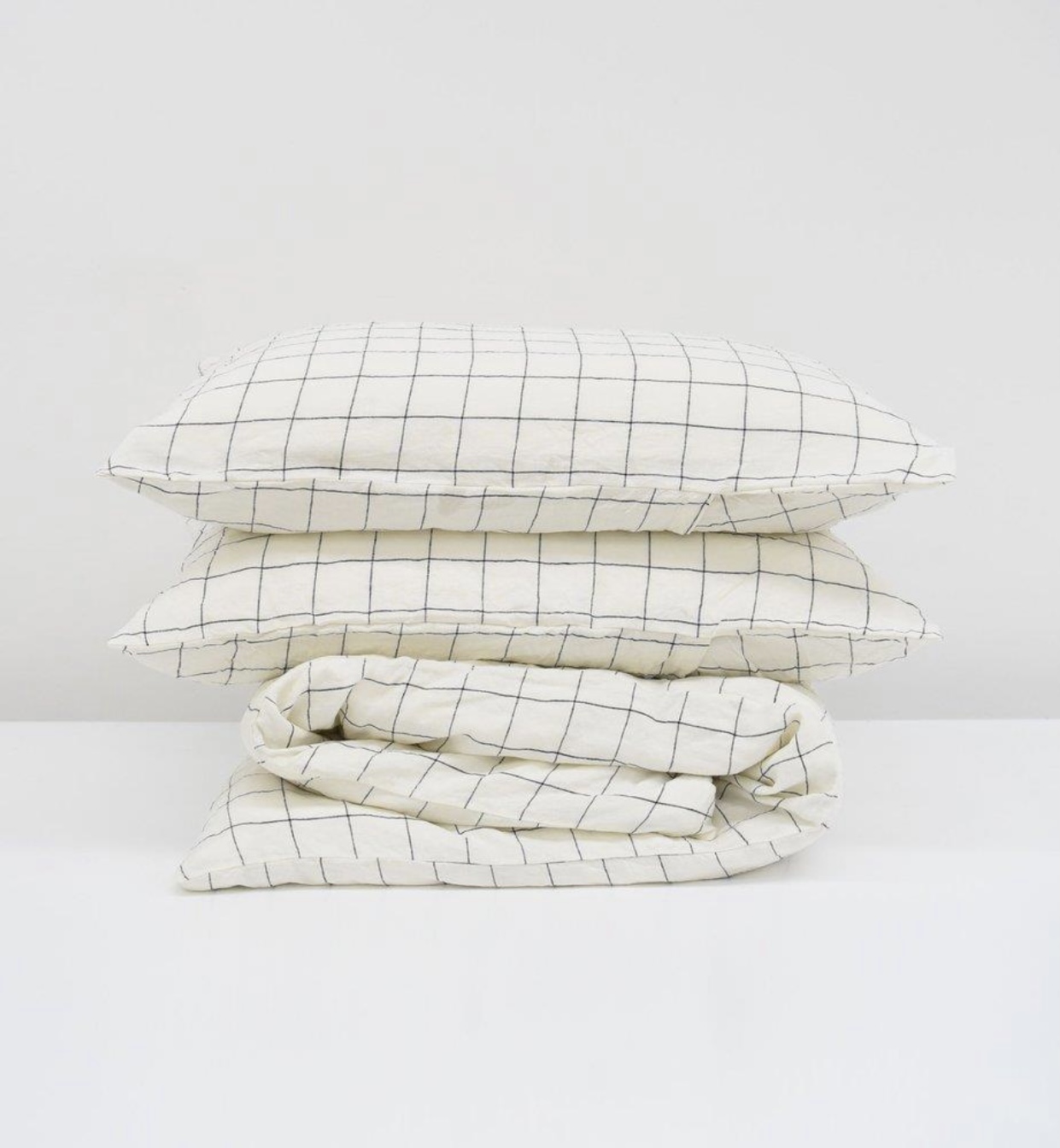 Bộ Drap Cotton Organic Sọc Caro