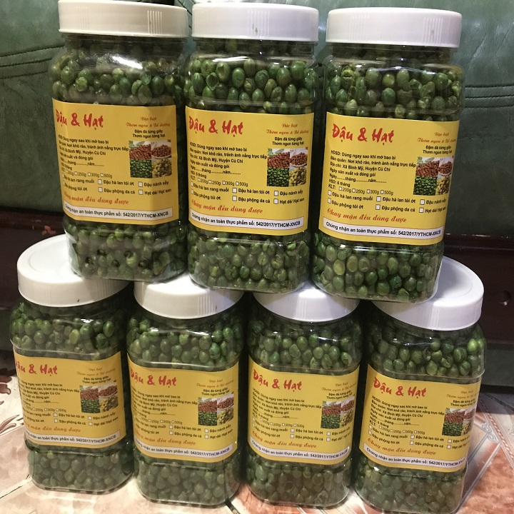 500g đậu hà lan sấy giòn