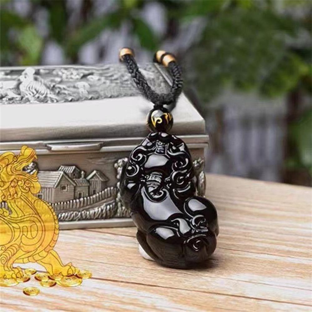 [HCM]Vòng Cổ Tỳ Hưu Opal Đen Tự Nhiên