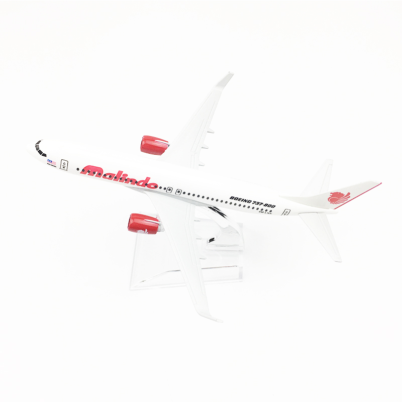Mô hình máy bay Malindo 16cm + đế trưng bày