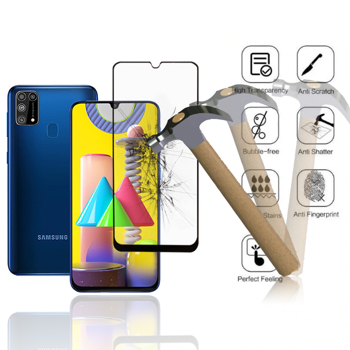 Miếng dán cường lực FULL màn hình SAMSUNG M31