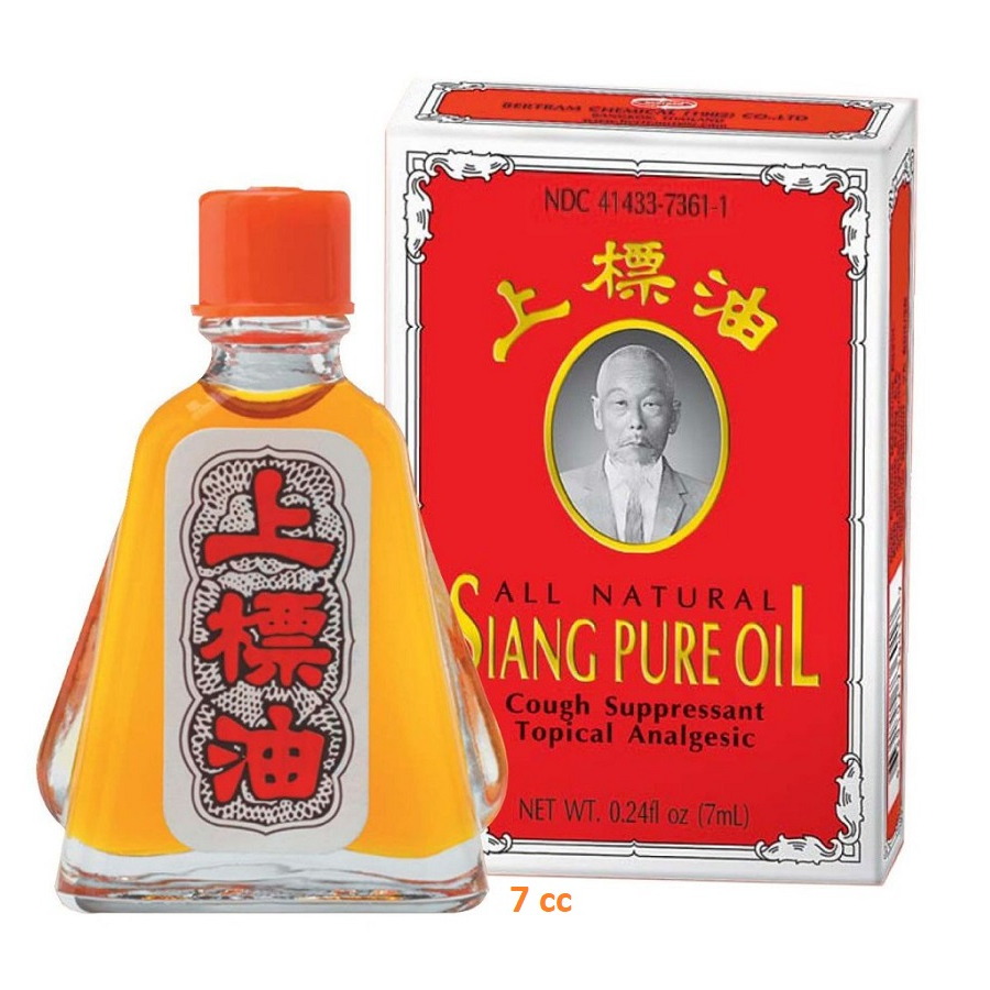 Dầu gió đỏ Thái Lan Siang Pure Oil 25cc/7cc/3cc