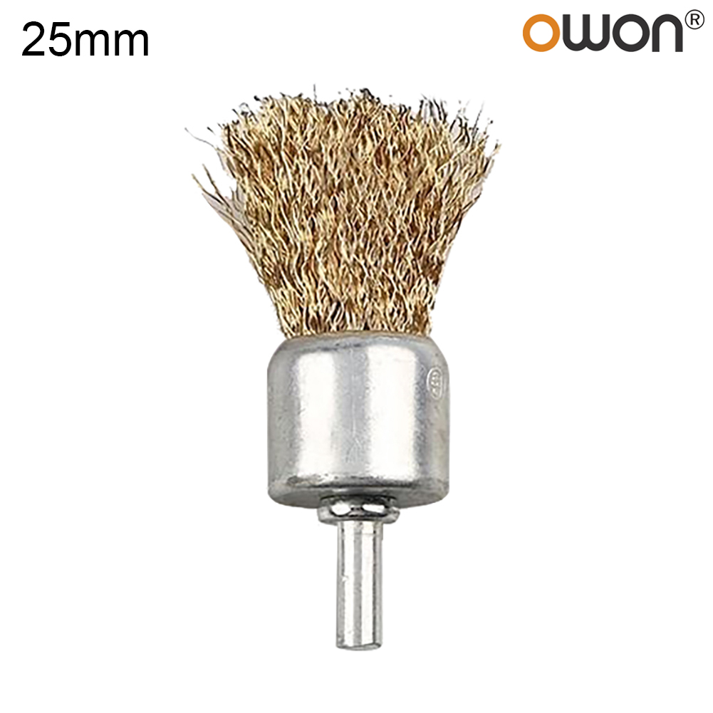 Farfi Pen-shaped Rod Rust Removal Polishing Wheel Copper-plated Steel Wire Brush Tool