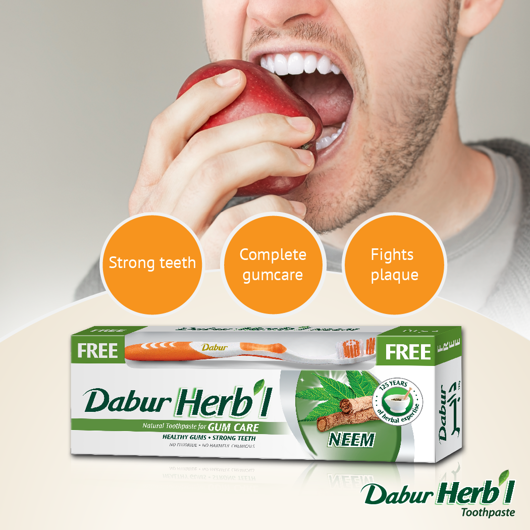 Kem đánh răng Dabur Herbal Toothpaste with Neem 155g