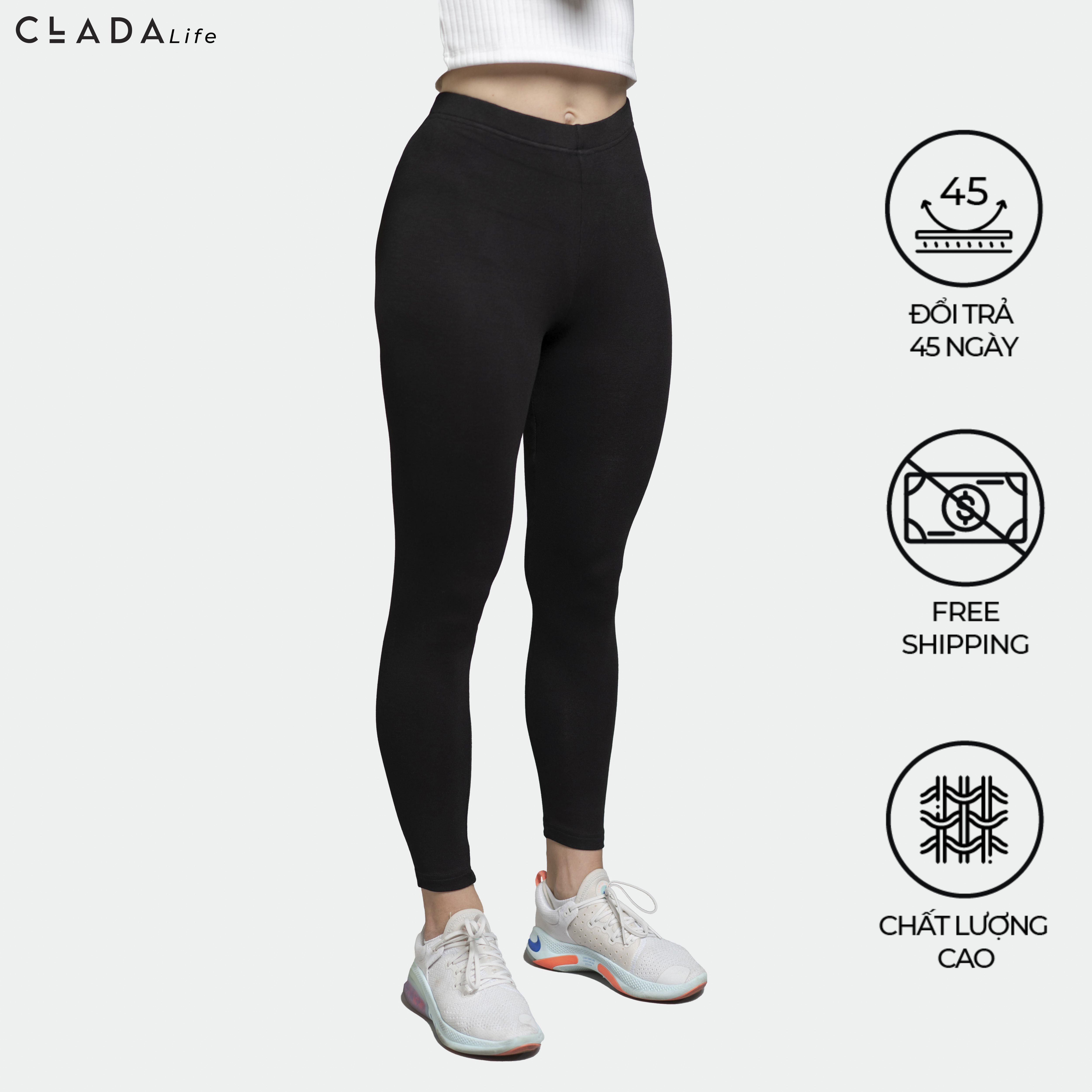 Quần legging Cotton Organic chống nhăn chống bai xù - CLOSE FRIEND