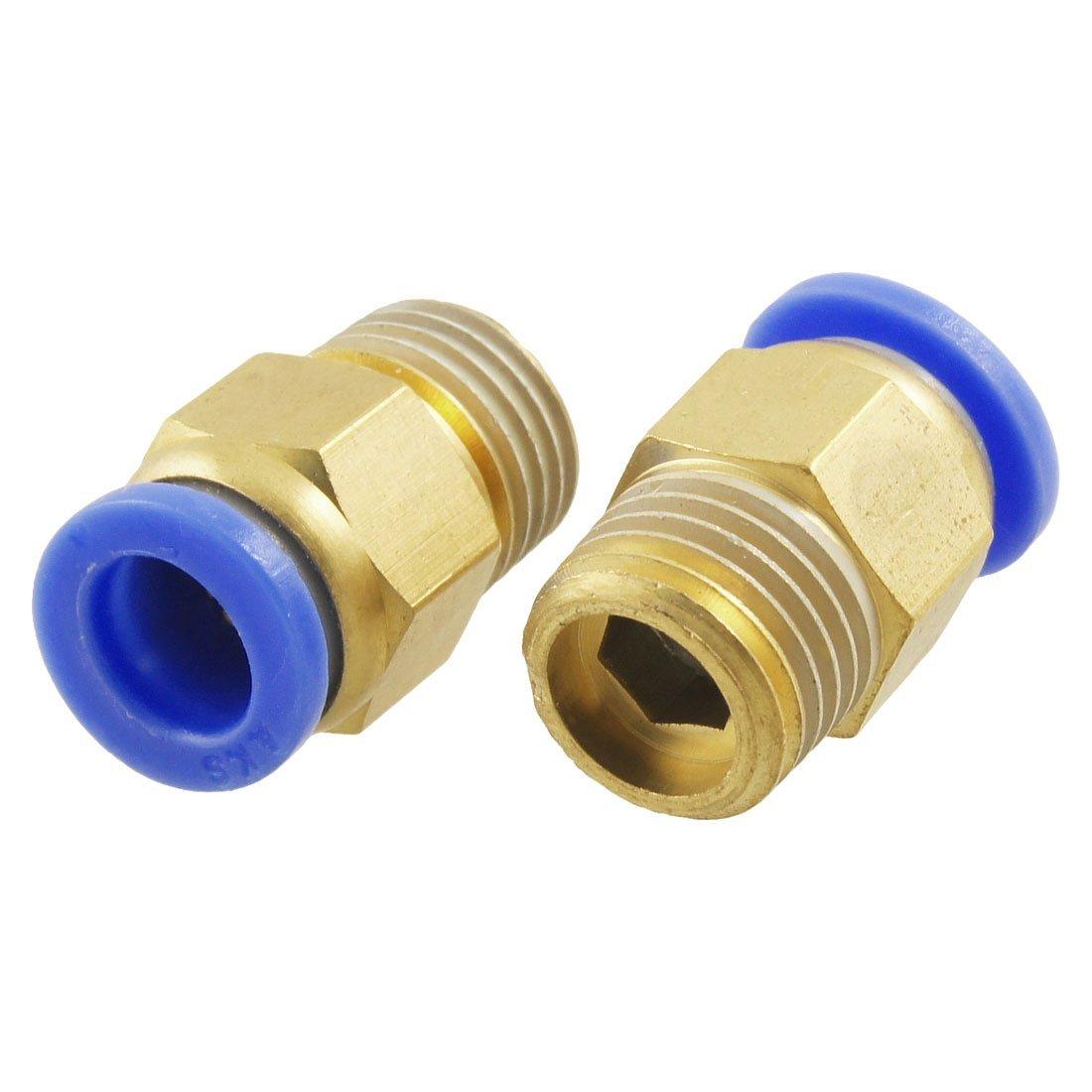 Cút nối thẳng ống phi 8 cho dây hơi PC8 số lượng 10
