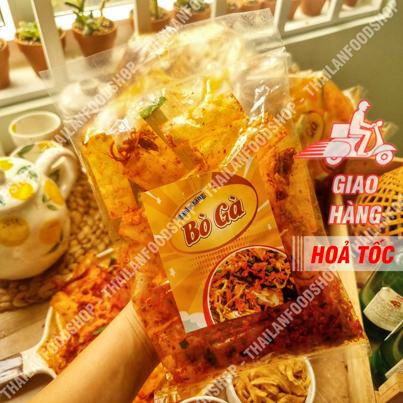 Bánh tráng mix vị bò & gà