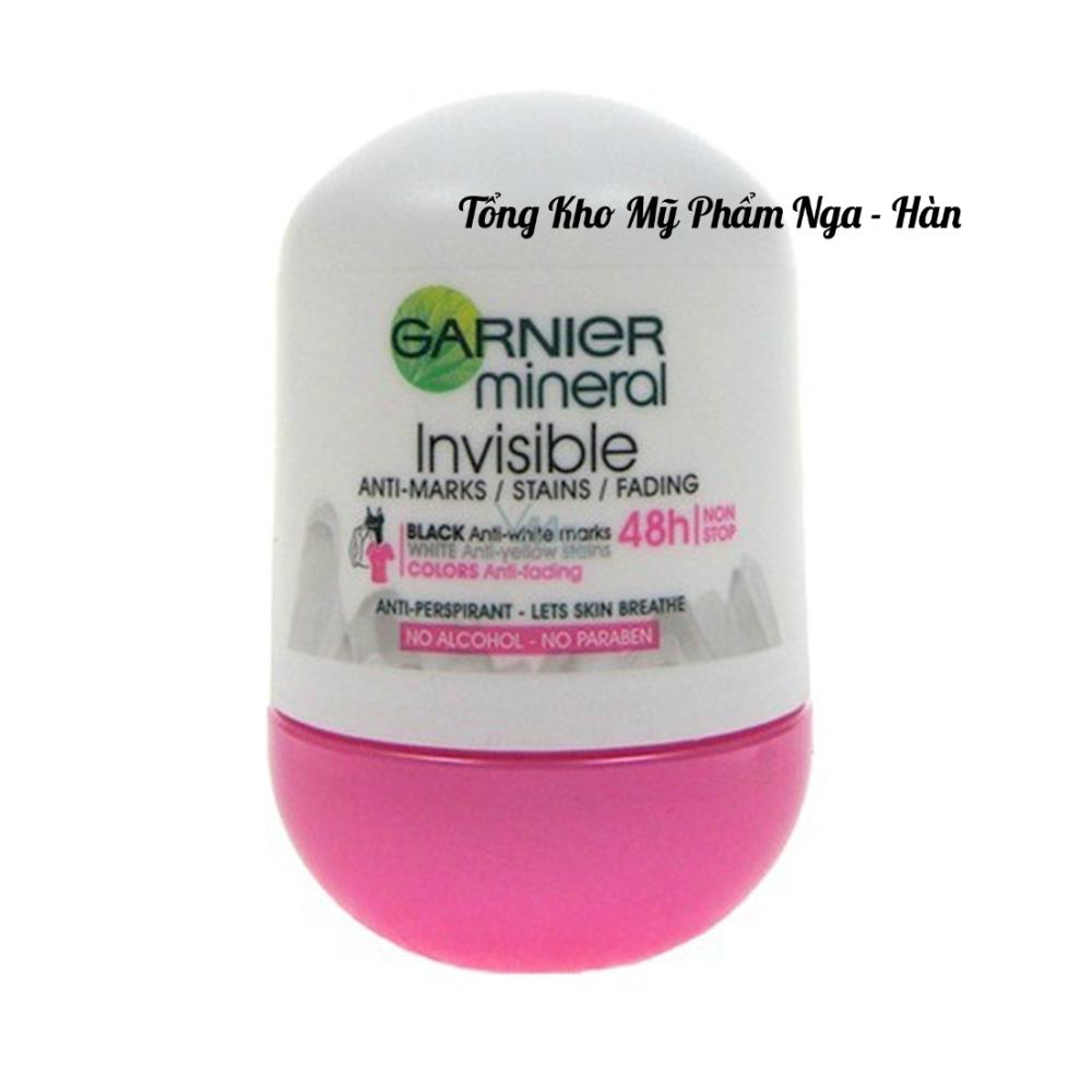 [HCM]Lăn khử mùi Garnier Mineral (Hồng)