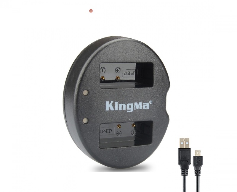 Sạc đôi kingma cho pin lp-e17