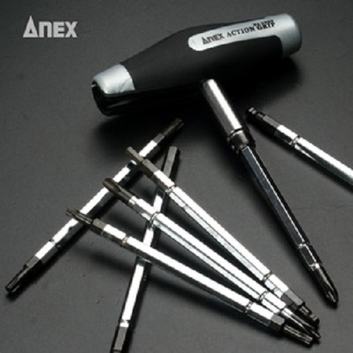 [HCM]Bộ mũi vít và chuôi 7 món đa năng No.3350 hãng Anex Nhật Bản