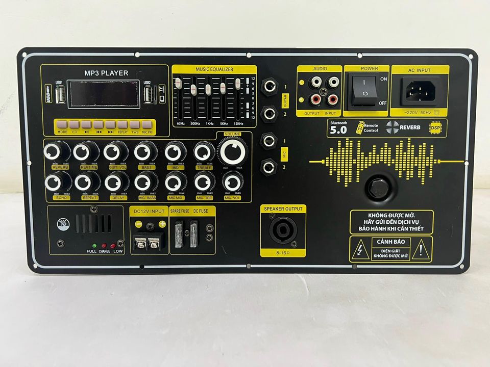 MẠCH LOA KÉO CÔNG SUẤT LỚN CÓ EQ Equalizer KST