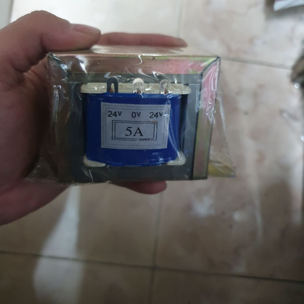 Biến áp nguồn 5a đối xứng 24 vôn
