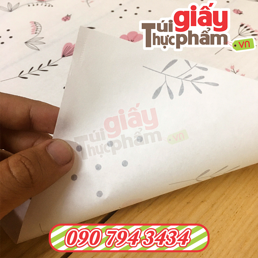Giấy Gói Thời Trang, Phụ Kiện (500 tờ / 40x60cm / 40gsm / Hoa Lá)