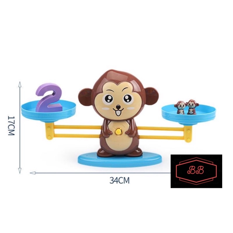 Bộ Cân Khỉ Toán Học Thăng Bằng Cho Bé