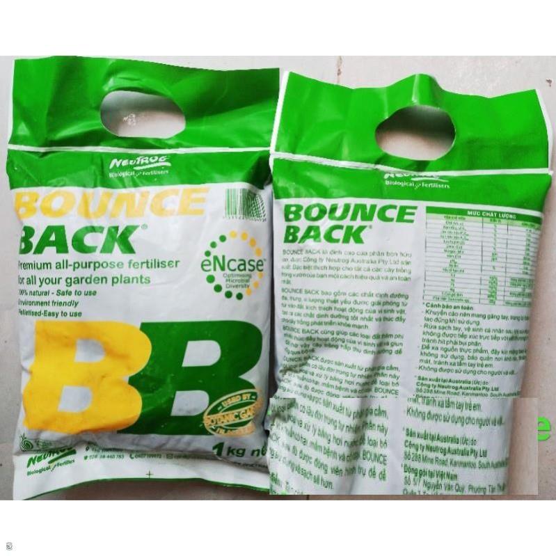 Phân hữu cơ úc - phân bón viên nén đậm đặc bounce back gói 1kg
