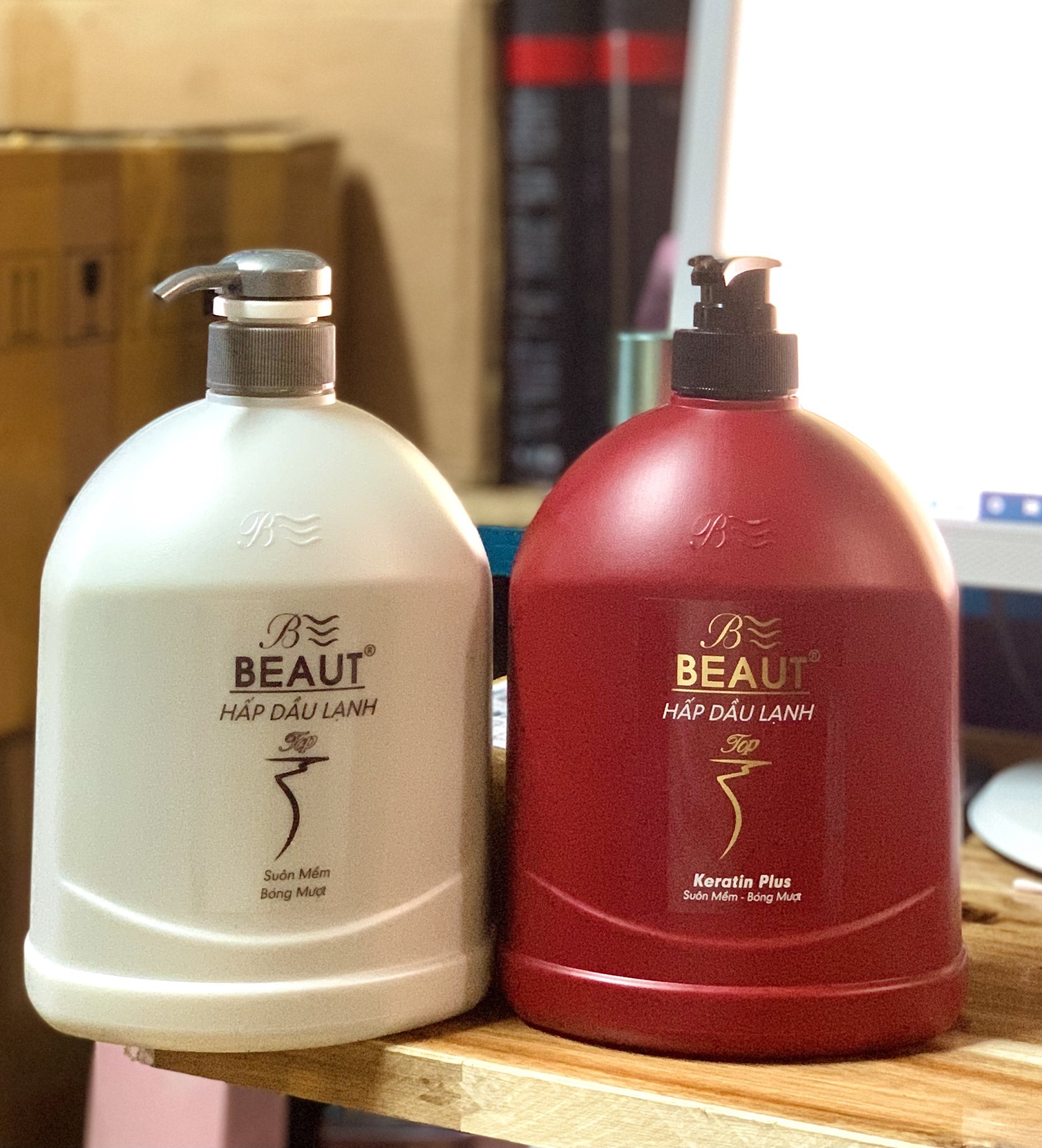 (CHĨNH HÃNG) HẤP DẦU LẠNH BEAUT SUÔN MỀM BÓNG MƯỢT 1000ML