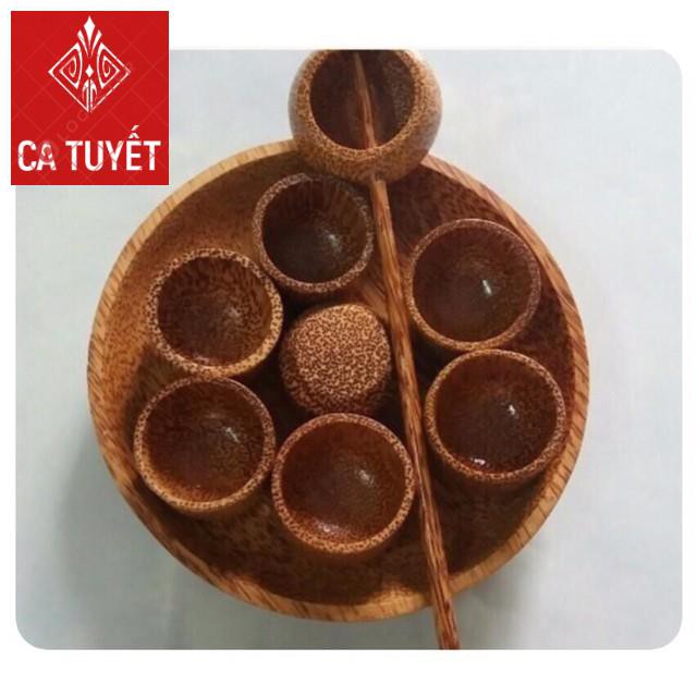 Gáo dừa múc rượu đầu tròn (Hàng Cao Cấp)