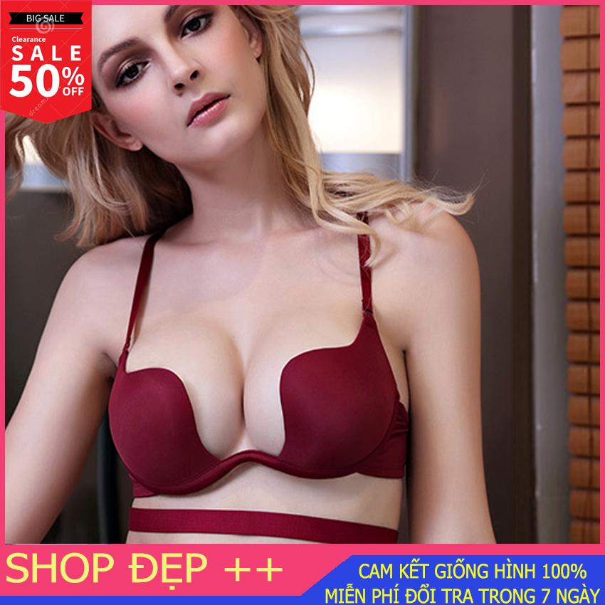 [Hoàn Tiền 15%] [Combo 5 áo lót nâng ngực 5 màu 8867]  Aó lót nâng ngực kèm dây mặc được 7 kiểu - Shop Đẹp ++