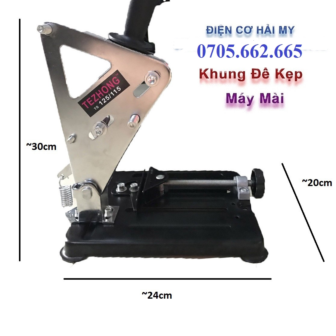 Bộ chân đế máy cắt bàn TZ6103 (loại đế dày 3kgs TZ-6103) dùng cho máy mài