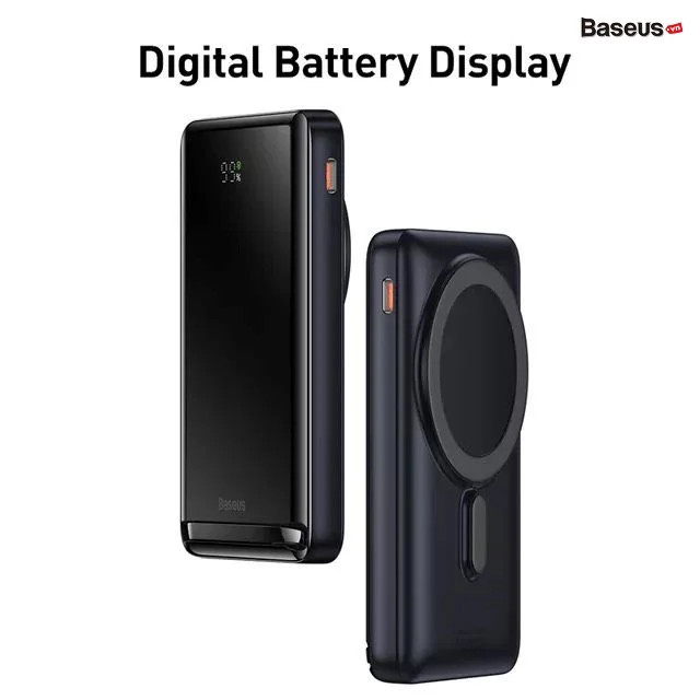 Baseus Magnetic Bracket Wireless Fast Charge Power Bank 10000mAh 20W