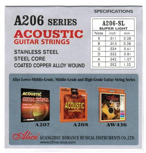 Dây đàn guitar acoustic Alice A206