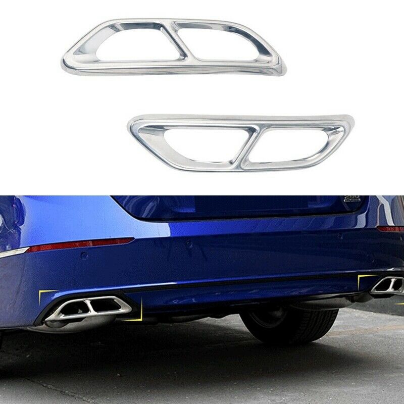 2PCS Black titanium Rear Exhaust Muffler Tip End Pipe For Honda Accord 2018 2019 2PCS Black titanium Rear Exhaust Muffler Tip End Pipe For Honda Accord 2018 2019