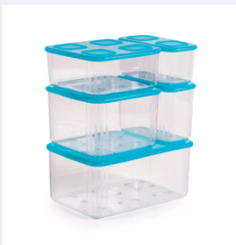 Bộ Hộp Trữ mát Fresh Clear set 5 Tupperware