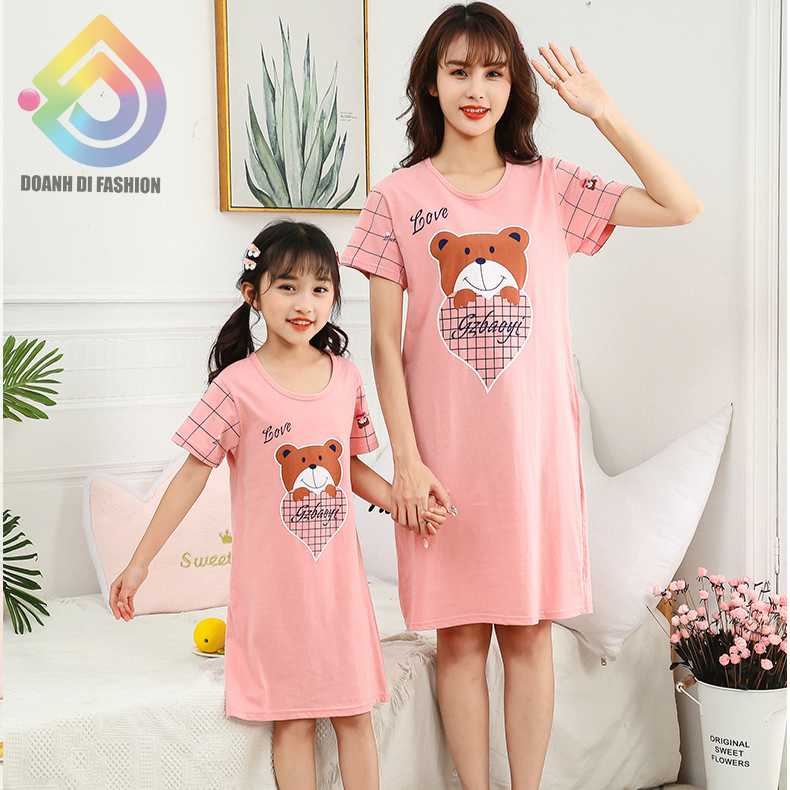 Váy Cho Bé và Mẹ, Váy Ngủ, Đầm Suông