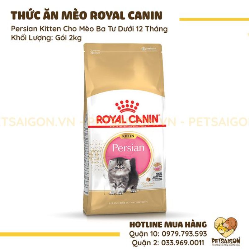 ROYAL CANIN - PERSIAN KITTEN CHO MÈO BA TƯ DƯỚI 12 THÁNG