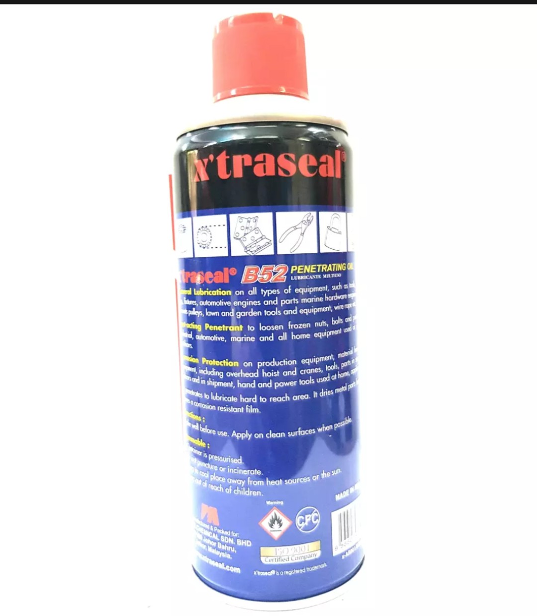 [HCM]Chai xịt chống rỉ sét bôi trơn bảo dưỡng thiết bị Xtraseal B52 400ml