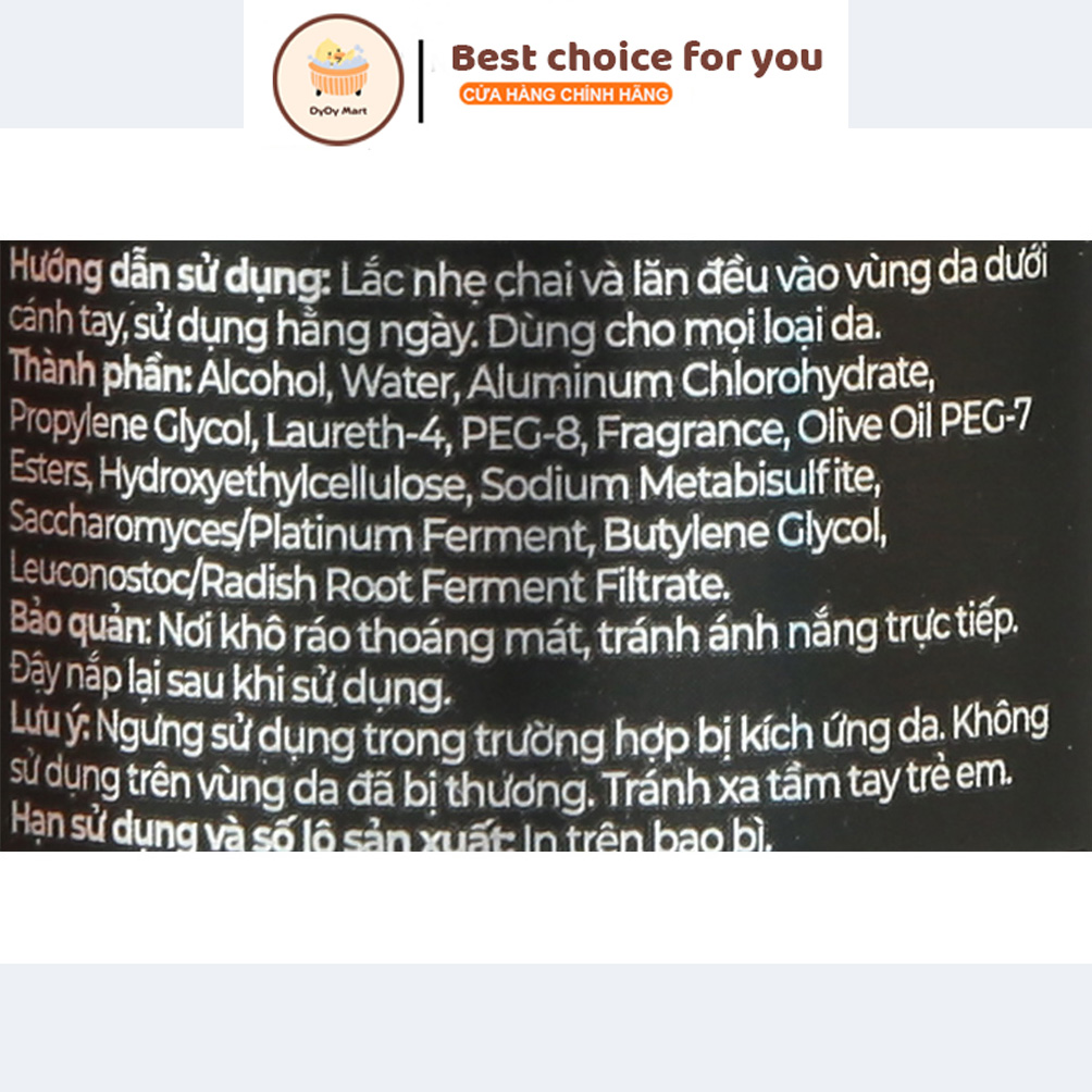 Lăn khử mùi nước hoa Romano VIP 50ml