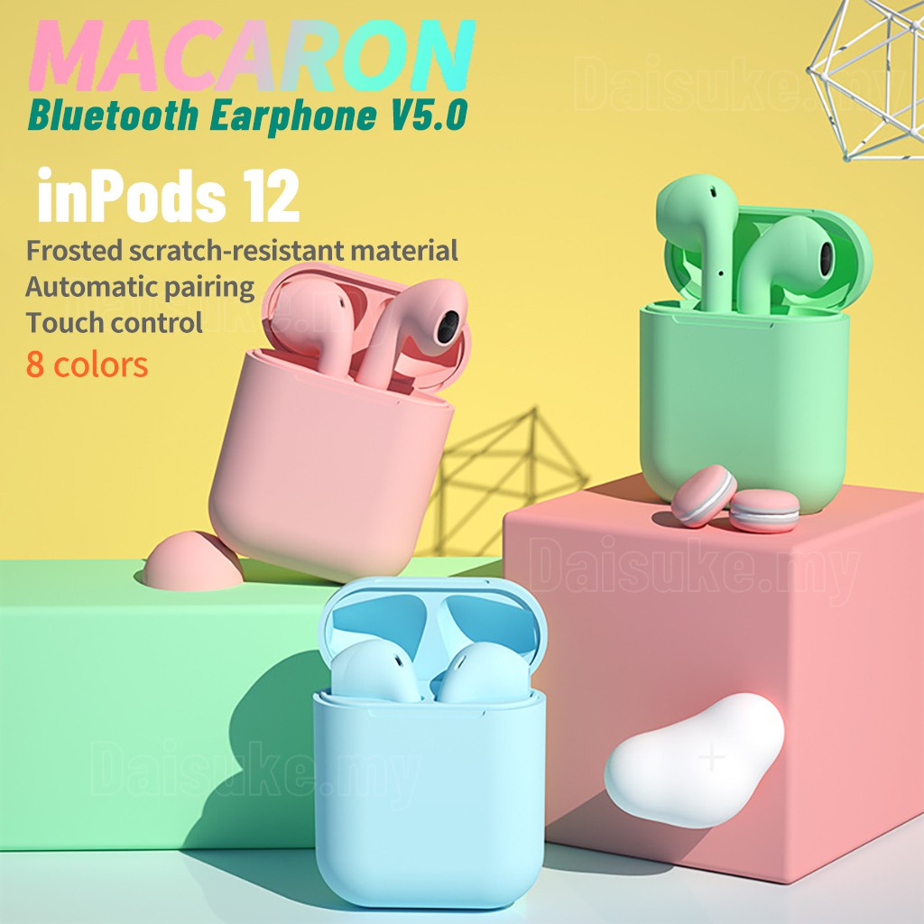 Tai nghe bluetooth Inpods 12 cảm ứng vân tay, Tai Nghe Bluetooth InPods Pro Phiên Bản Nâng Cấp. Tai nghe bluetooth pin trâu, Nghe Hay, Xuyên Âm, Chống Ồn Nút Cảm Ứng Bluetooth, Nhiều Màu Sắc Thời Thượng.