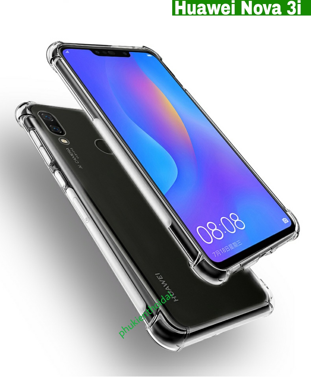 Ốp Huawei Nova 3i dẻo màu TPU chống sốc thế hệ mới bảo vệ camera