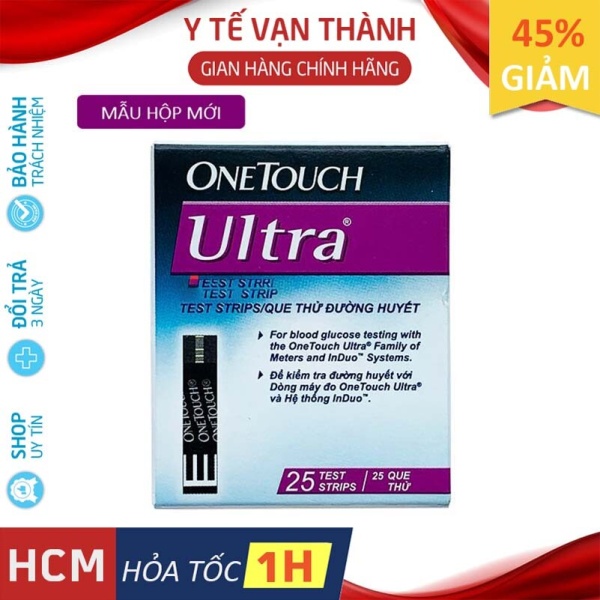 ✅ Que Thử Đường Huyết: One Touch Ultra (Date Xa) (OneTouch) - VT0176 [ Y Tế Vạn Thành ] cao cấp