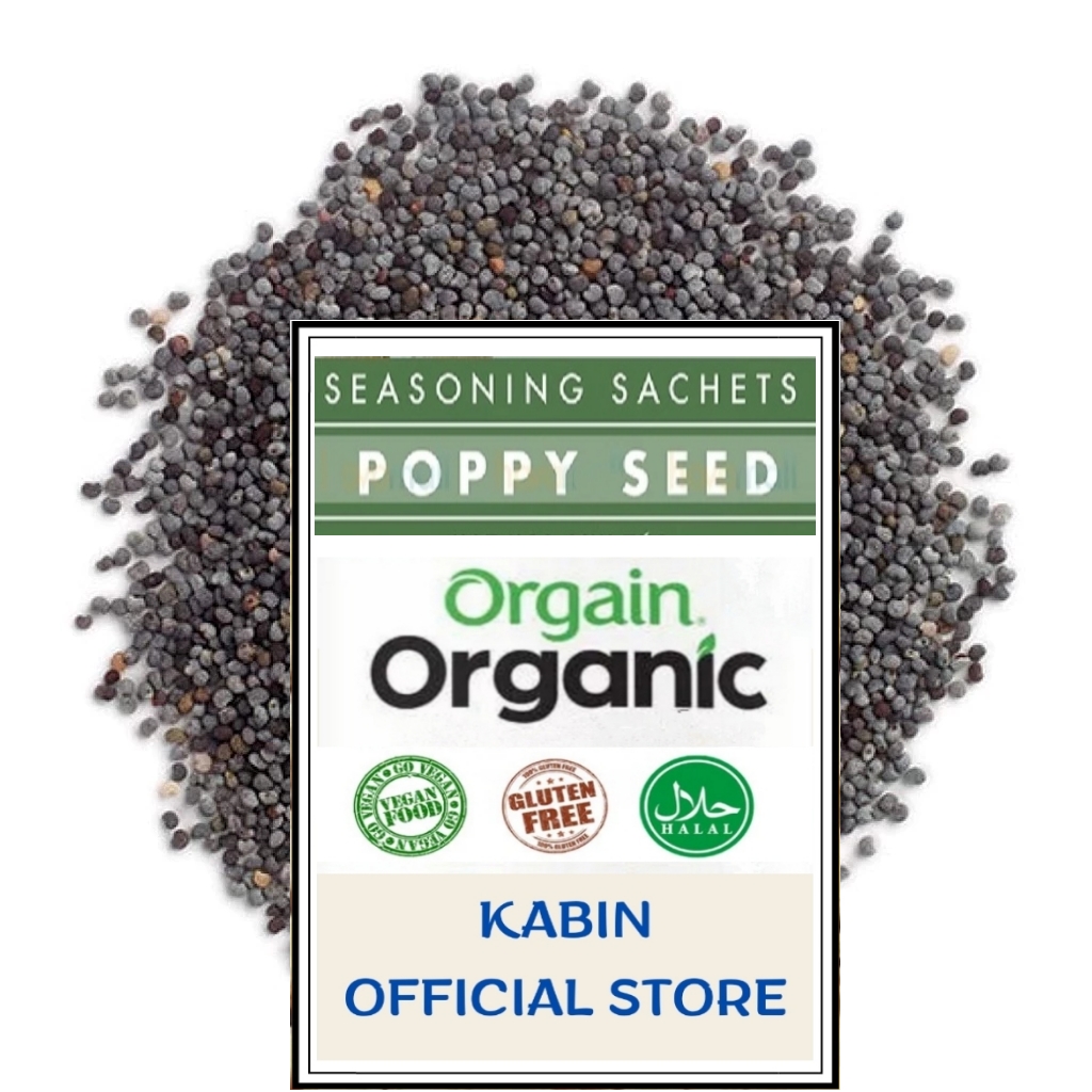 500 Gram Hạt Poppy Seed Blue Hữu Cơ Nhập Khẩu