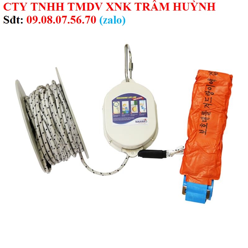 Bộ dây thoát hiểm tự động nikawa kdd dùng cho nhà cao tầng và chung cư - có hỗ trợ lắp đặt tại hn, hcm