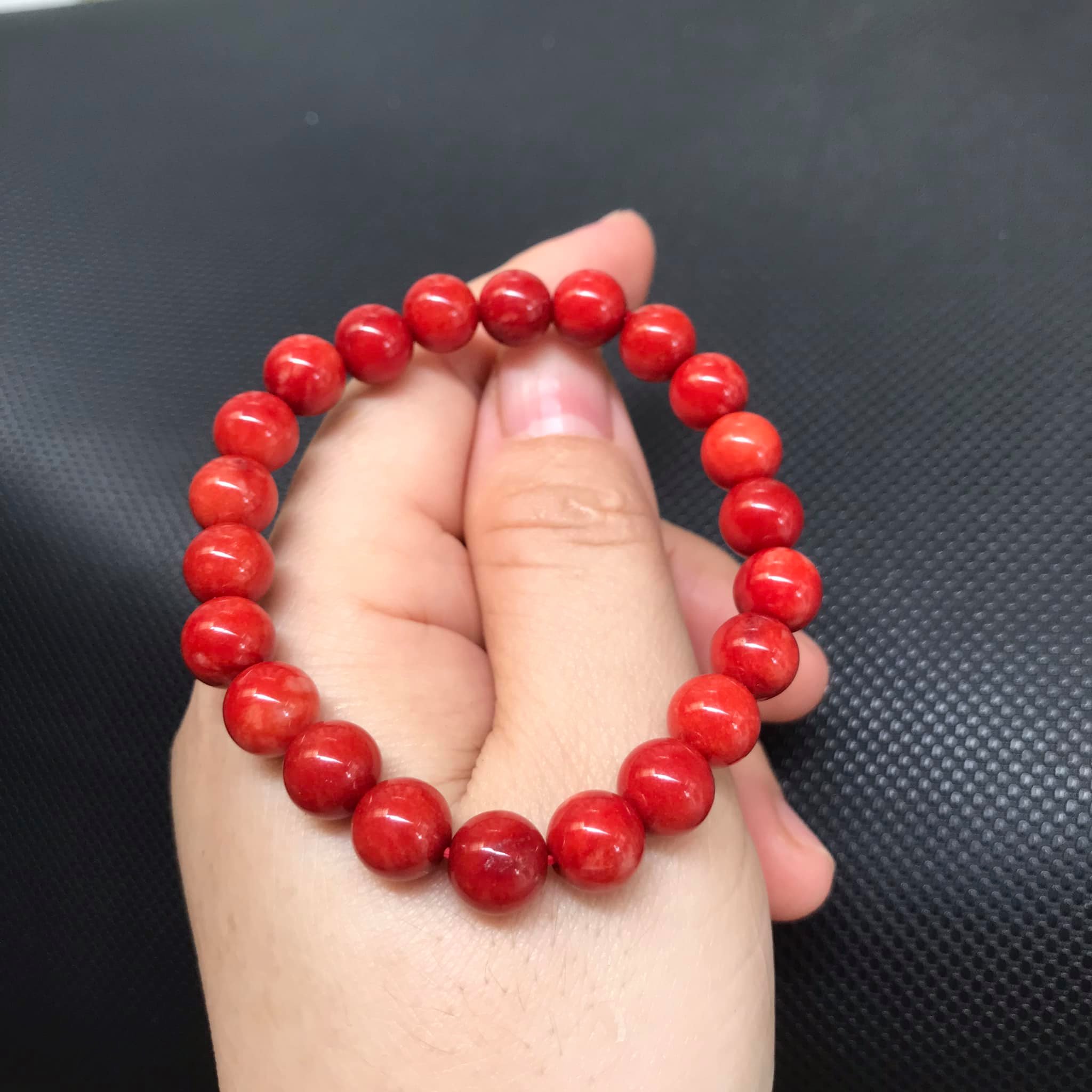 VÒNG TAY CẨM THẠCH HUYẾT size 8ly
