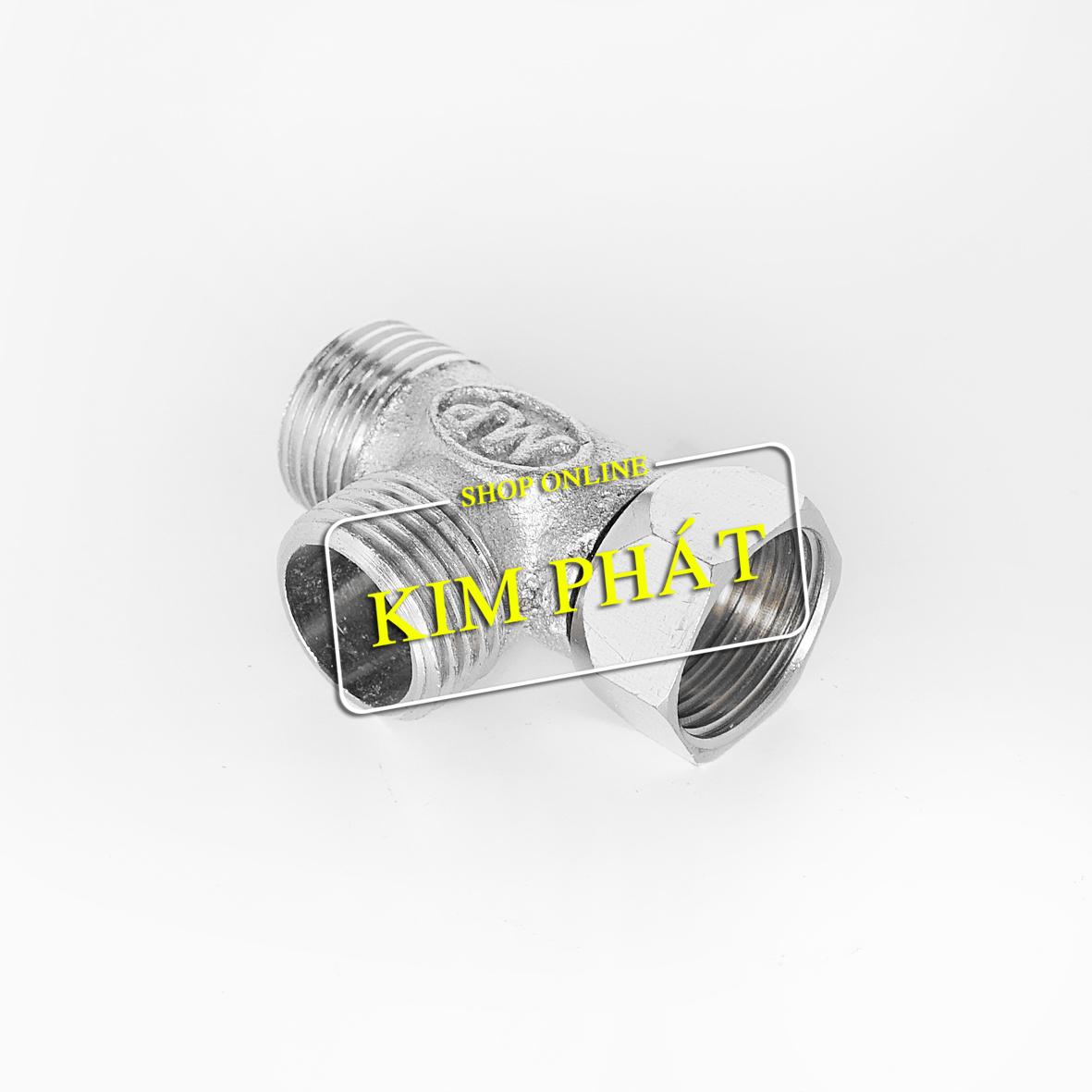 [HCM]Tê thau chia nước bồn cầu ren 21mm