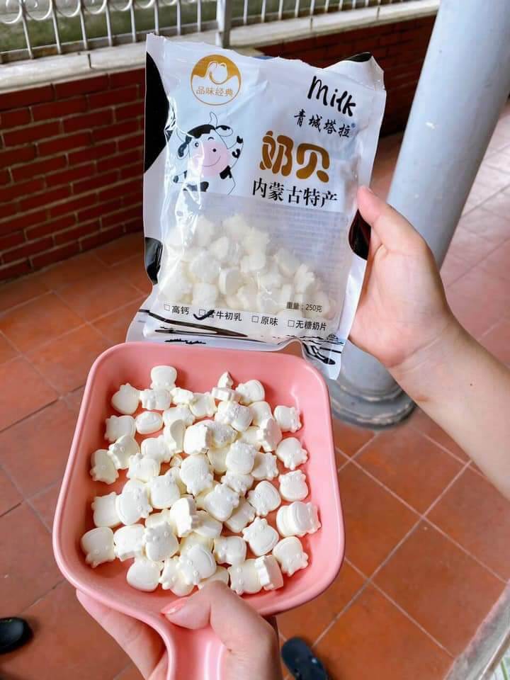 [COMBO 2 GÓI] KẸO SỮA BÒ NON VIÊN NÉN 250GR (90-100 viên)