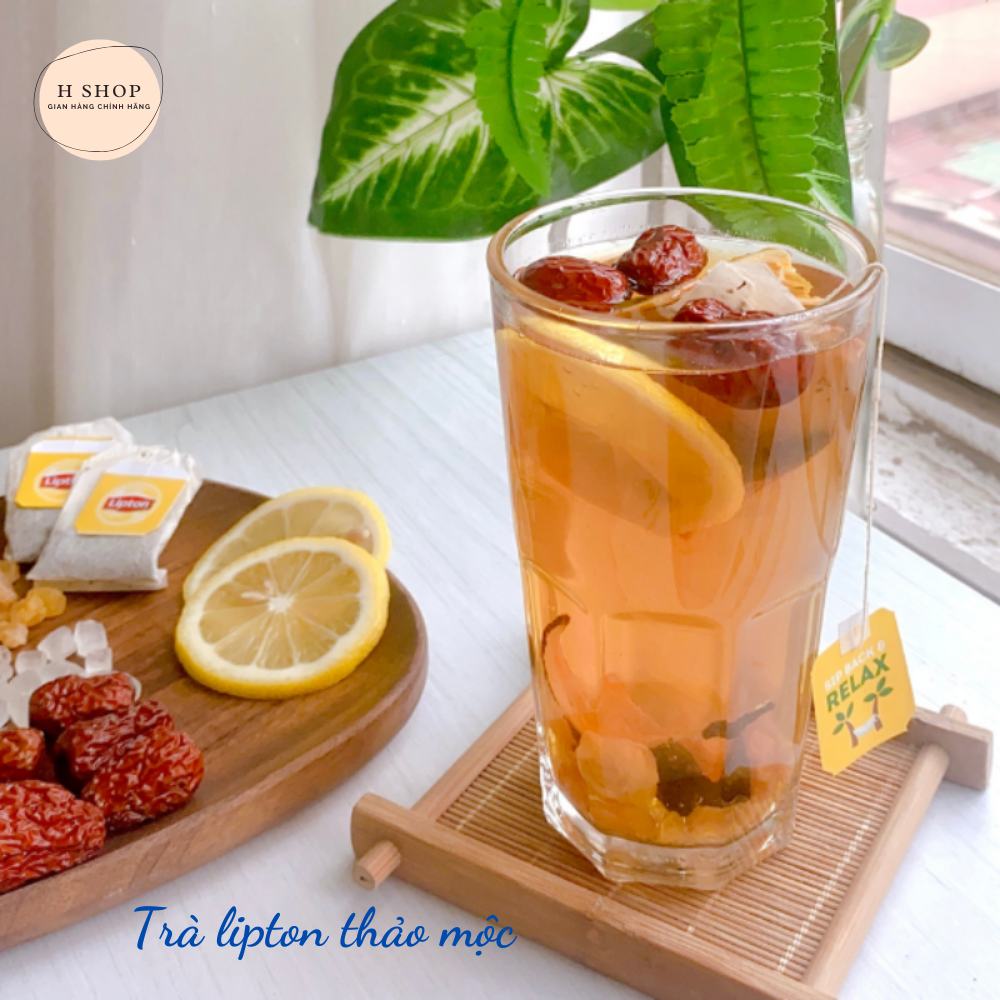 Trà lipton thảo mộc cam thảo xí muội - 1 gói dùng thử
