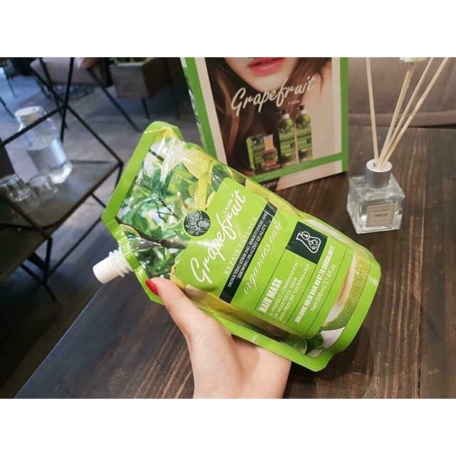 Kem Hấp Ủ Phục Hồi Tóc Bưởi Grapefruit Dạng Túi 500ml