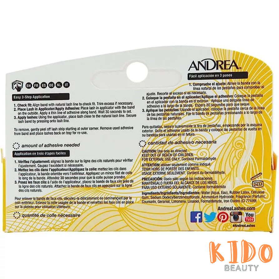 Andrea modlash adhesive dark 7G false eyelashes glue
