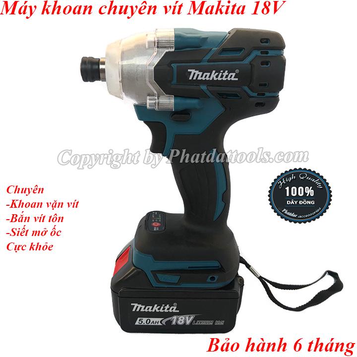 Máy khoan chuyên vít 18V 2 pin sạc-Bảo hành 6 tháng Xuất xứ :Trung Quốc