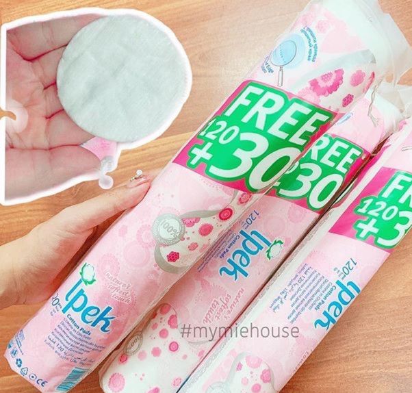 Bông tẩy trang IPEK 150 Miếng (Thổ Nhĩ Kì)