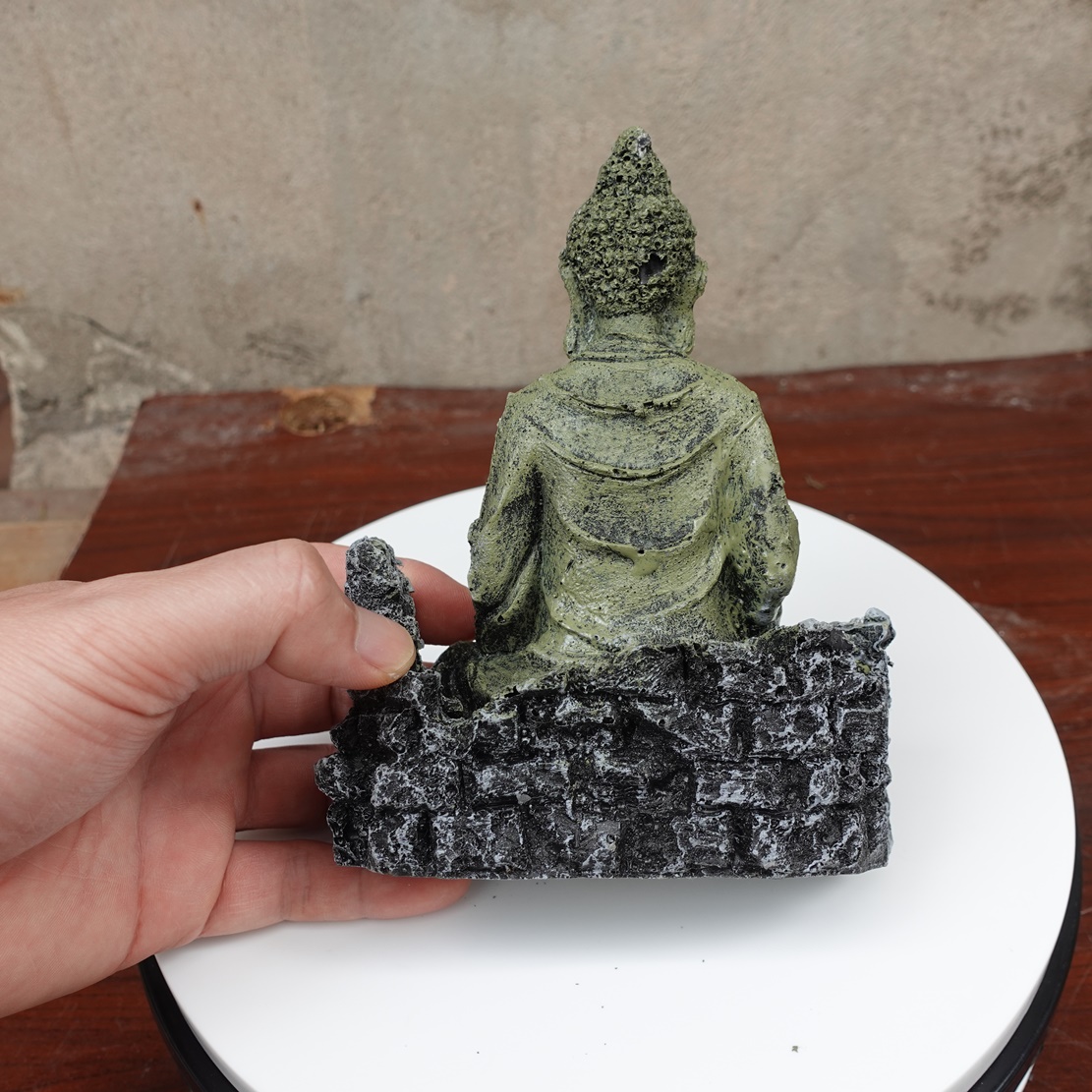 Phụ kiện trang trí bể cá: Mẫu tượng phật